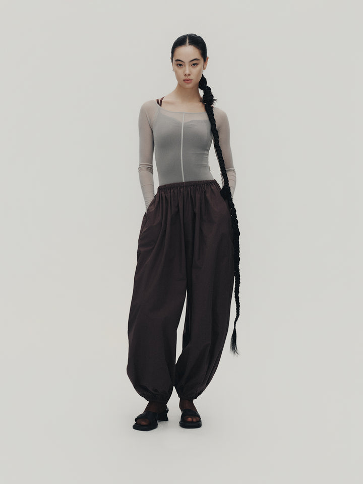 Typha Dance Pants | Contemporary Balloon Wide-Leg with Elastic