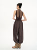 Ballet Leotard | High-Neck Dark Chocolate Mesh with Flowing Texture