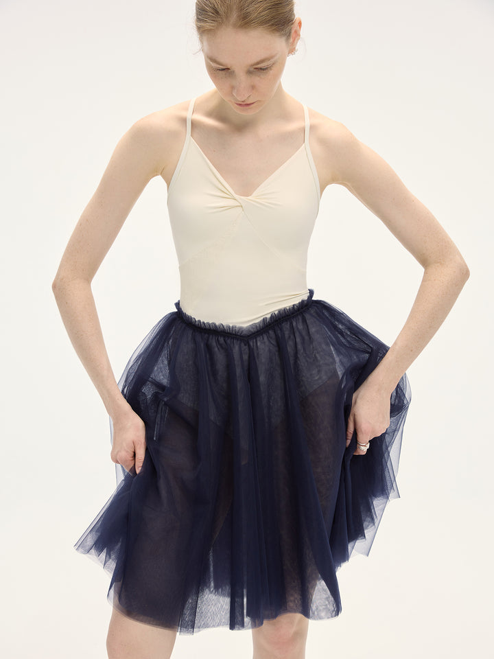 Ballet Leotard | Y-Back Knotted Lace Leotard
