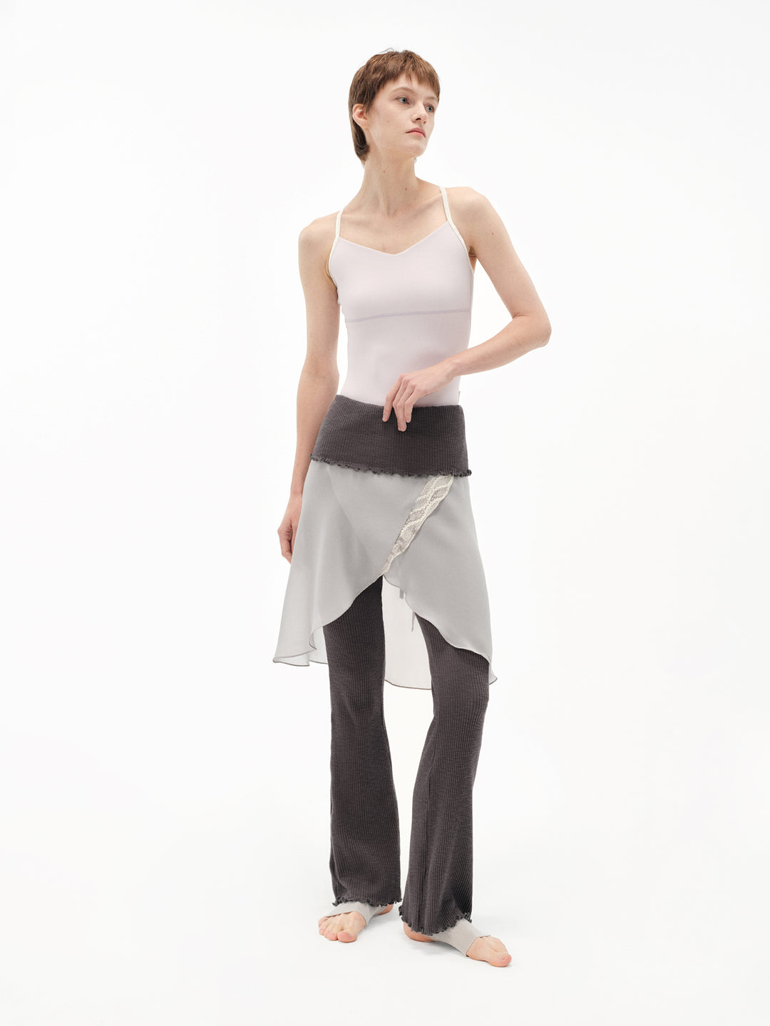 Typha Dance Pants | Cotton Fold-Over Flare Pants